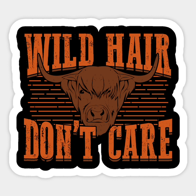 Highland Cattle Cow Farmer Gift Sticker by Dolde08